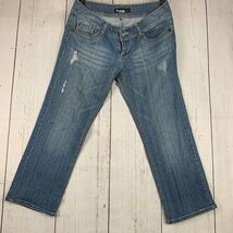 Rewind 30x24 Mid Rise Junior Straight Cut Jeans Pants Women - $14.00 CAD