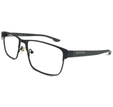 Columbia Eyeglasses Frames C3003 002 Black Gray Rectangular Wood Grain 58-16-145 - £55.47 GBP