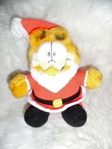 EUC Vintage Christmas Garfield Plush Toy - £12.33 GBP