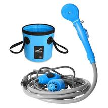 12v Portable Car Washer Camping Shower Electric Pump Sprayer Blue - £35.51 GBP