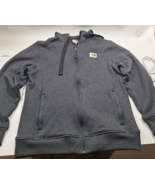 THE NORTH FACE Gray Thermal Full Zip Hooded Jacket Men&#39;s Size Large - $24.70