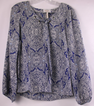 Laundry Blue Paisley Top  Size Small     532 - £5.98 GBP