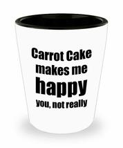 Carrot Cake Cocktail Shot Glass Lover Fan Funny Gift Idea For Friend Alc... - $12.84