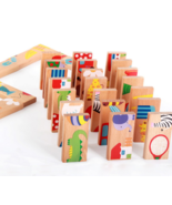 28 animal dominoes Elm dominoes - £19.55 GBP