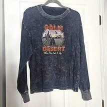 Wild Fable women&#39;s longsleeve gray distressed tee size M - 100% cotton - $11.30