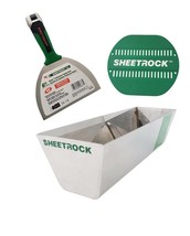 USG Sheetrock 12&quot; Drywall Mud Pan, Matrix 6&quot; Knife and Magnetic Grip Combo - £47.95 GBP