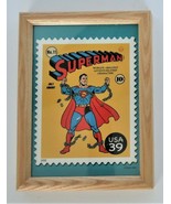 DC Super Heroes Superman and Batman Framed Cover-Stamp Image Postcard US... - $464.10 MXN