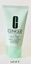 Clinique 7 Day Scrub Cream Rinse-Off Formula Facial Cleanser 1oz 30ml NeW - $9.41