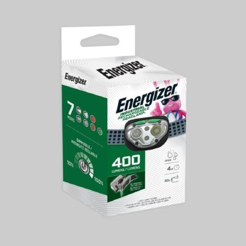 ENERGIZER INDUSTRIAL RECHARGEABLE VISION ULTRA HEADLAMP 400 LUMENS BRAND... - $23.75