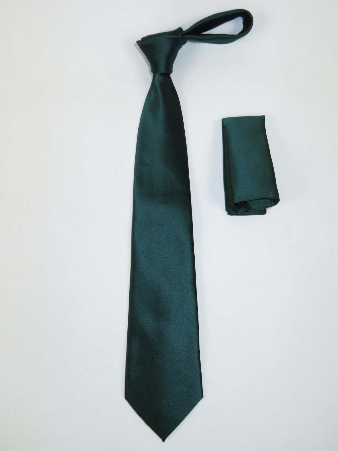 Men&#39;s Satin Silky Tie Hankie Set J.Valintin Private Collection R64 Teal ... - $25.00