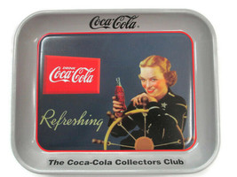 Coca-Cola Commemorative Tray 24th Collectors Club Convention Woman at Boat Wheel - £9.48 GBP