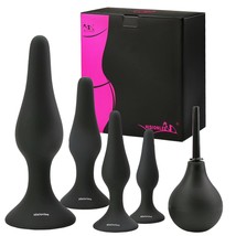 Sex Toys 5Pcs Anal Plug Set Silicone Anal Butt Plug Adult Sex Toys For Women,Men - £22.01 GBP