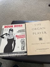 Lot Of 2 Sheet Music For Organs Moon River &amp; The Organ Player - £10.98 GBP