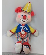 Fisher Price Dress Me Clown Plush Teaching 16 Inch Stuffed Animal Toy - £7.68 GBP