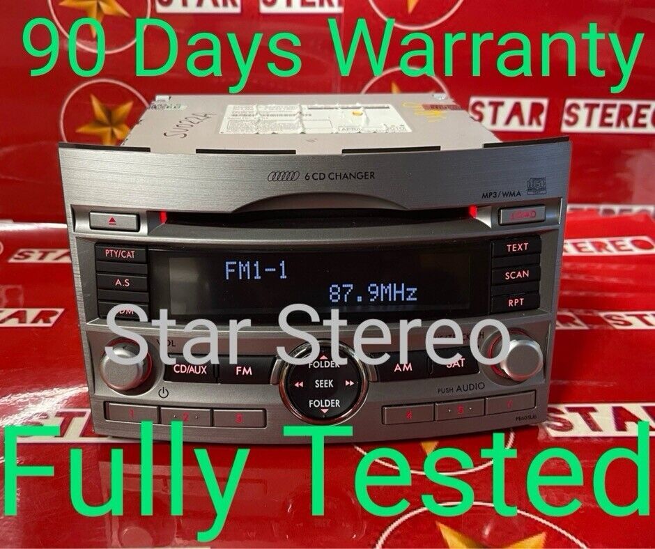 Subaru Legacy 2010-12 AMFM Radio mp3 CD Receiver PE645U1 PN 86201AJ64A S... - $39.27
