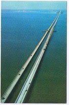 Florida Postcard Gandy Bridge Looking Toward St Petersburg - £1.56 GBP