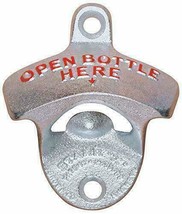 Polished Stainless Steel Wall Mount Bottle Opener - £11.98 GBP
