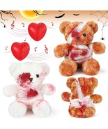 Horror Plush Bloody Bear Stuffed Animals Toy with 30 Second Voice Sound ... - $29.69