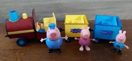 Peppa Pig Grandpa Pig Train Original Figures Grandpa Peppa George Playset - $37.10