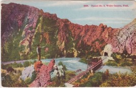 Weber Canyon Utah UT Postcard Vintage Railroad Tunnel No. 3 Unused - $2.99