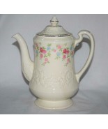 Steubenville Adam Antique Pink Blue Flowers Coffee Pot  #2393 - £46.34 GBP