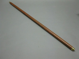 SHAFT Wooden Walking Cane Stick Brown Solid Cane Rod Stability Wood Shaft - $22.77