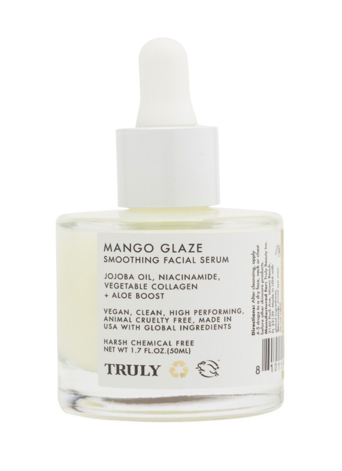 TRULY Mango Glaze Smoothing Facial Serum 1.7oz NEW - $28.00