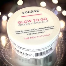 Sonage Glow To Go Glycolic Acid Peel Pads Exfoliating And Rejuvenating AHA NWOB - £15.81 GBP