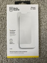 BodyGuardz - Pure Glass Screen Protector for iPhone 13 Pro Max- Clear SE... - $11.63 CAD