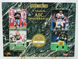 1993 Spectrum A Tribute to AFC Quarterbacks 8 x 10 1/2 #4819 of 5000 - £7.30 GBP