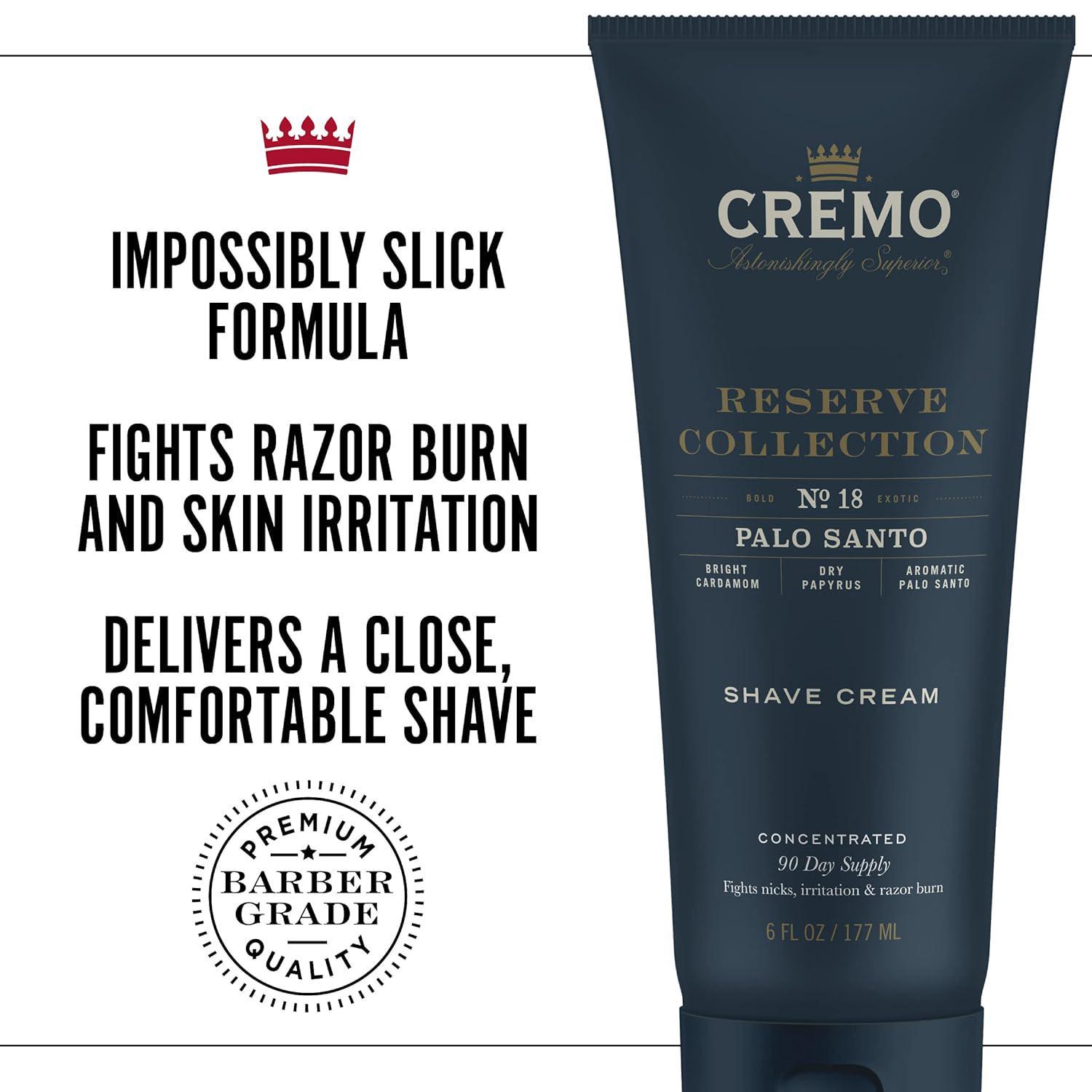 Cremo Shave Shaving Cream Barber Grade Palo Santo UltraSlick 6 Oz (2