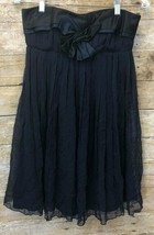 Vera Wang Lavender Label Blue Bow Knee Length Strapless Dress Size 2 - $16.87