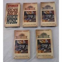 Collectible 5 VHS Set of Stories from the Golden Age of Country Music New - £34.98 GBP