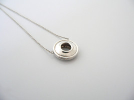 Tiffany & Co Silver Picasso Disc Necklace Pendant 19 Inch Eternal Circle Gift - $278.00