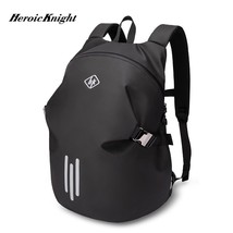 Heroic Knight Motorcycle Backpack Men Helmet Bag Outdoor Travel Backpack Waterpr - £76.47 GBP