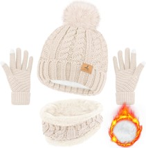 Winter Beanie Hat Scarf Gloves Set - $39.75