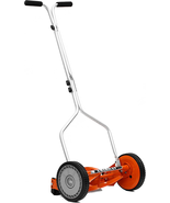 1204-14 14-Inch 4-Blade Push Reel Lawn Mower, Red - €102,63 EUR