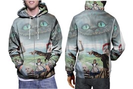 Alice in Wonderland    Men&#39;s Full-Print Sublimation Zipper Hoodie - $46.47 CAD