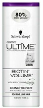 Schwarzkopf Essence Ultime Biotin Volume Fine/Limp Hair CONDITIONER 13.6 oz NEW - £26.37 GBP