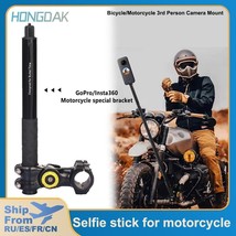 Motorcycle Bike Panoramic Monopod Bicycle Hidden Selfie Stick For Gopro ... - $44.87