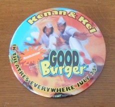 1997 Kenan &amp; Kel Good Burger Nickelodeon Movie 3.5&quot; Button/Pinback - $17.45