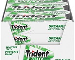 Trident White Spearmint Sugar Free Gum, 9 Pack of 16 Pieces (144 Total P... - $21.18