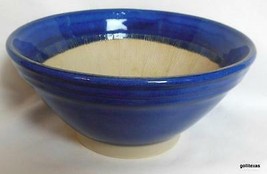 Cobalt Blue Handmade Bowl with Grater Rasp Inside 6&quot; Diameter - £14.74 GBP