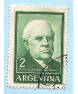 Used Argentina Postage Stamp (1962) 2p Domigo Sarmieto- Scott # 742 - $5.41 CAD