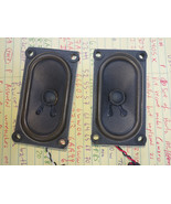 23HH81 PAIR OF TV SPEAKERS, ELEMENT FLX-2210, SOUND GREAT, VERY GOOD CON... - £5.36 GBP