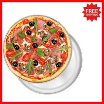 Functional &amp; Stylish Silver Pizza Trays – 12-Inch, Dishwasher Safe Set of 2 - $421.99 MXN