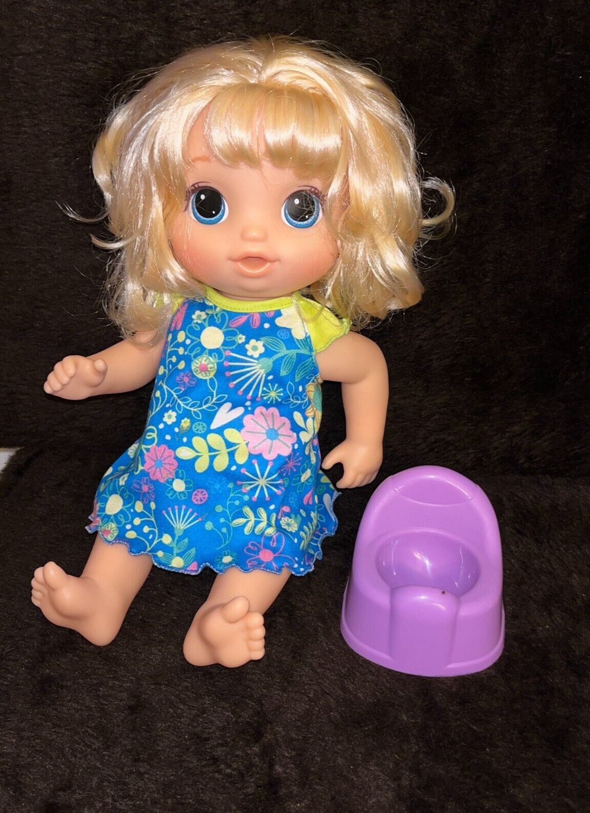 Baby Alive Potty Dance Hasbro Baby Doll 14 inch Tested Works Talking and Moving - £27.40 GBP
