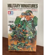 Tamiya Military Miniatures 1/35 German Machine Gun Troops/Infantry NEW F... - $16.46 CAD