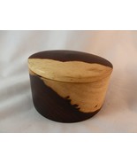 6 Pack Wooden Coaster Set in box Round Beautiful wood Handcrafted - $28.51 CAD