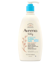 Aveeno Baby Sensitive Skin Bubble Bath With Oat Extract 18.0fl oz - £31.69 GBP
